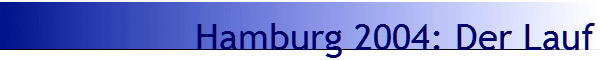Hamburg 2004: Der Lauf